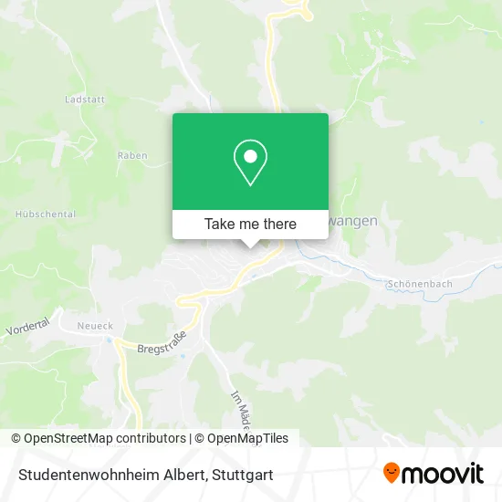 Карта Studentenwohnheim Albert