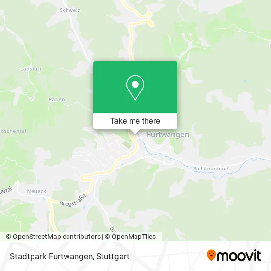 Карта Stadtpark Furtwangen