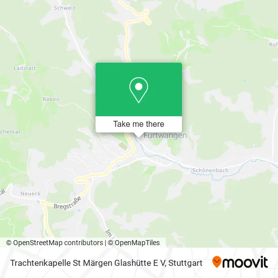 Карта Trachtenkapelle St Märgen Glashütte E V