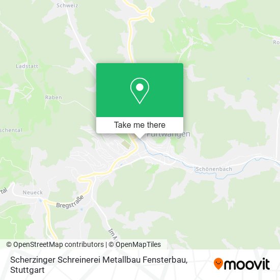 Scherzinger Schreinerei Metallbau Fensterbau map