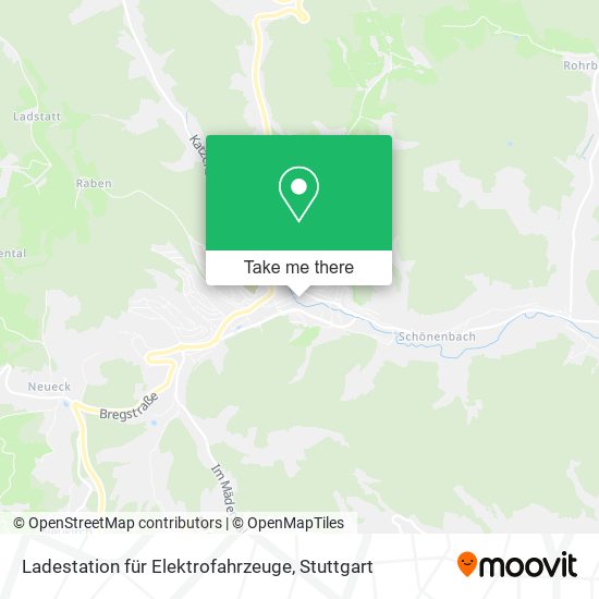 Ladestation für Elektrofahrzeuge map