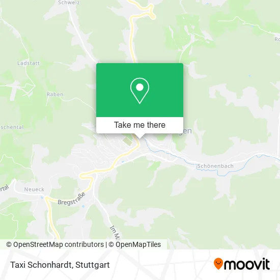 Карта Taxi Schonhardt