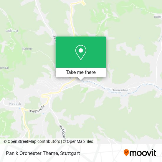 Panik Orchester Theme map