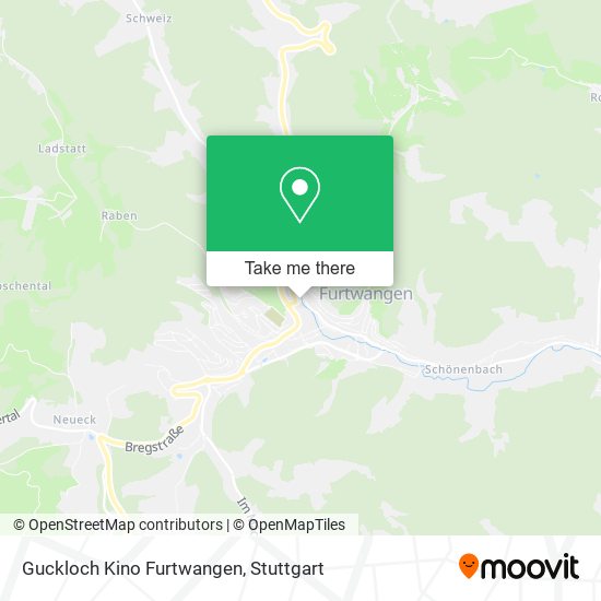 Guckloch Kino Furtwangen map