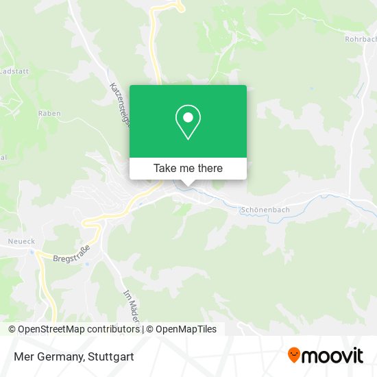 Карта Mer Germany