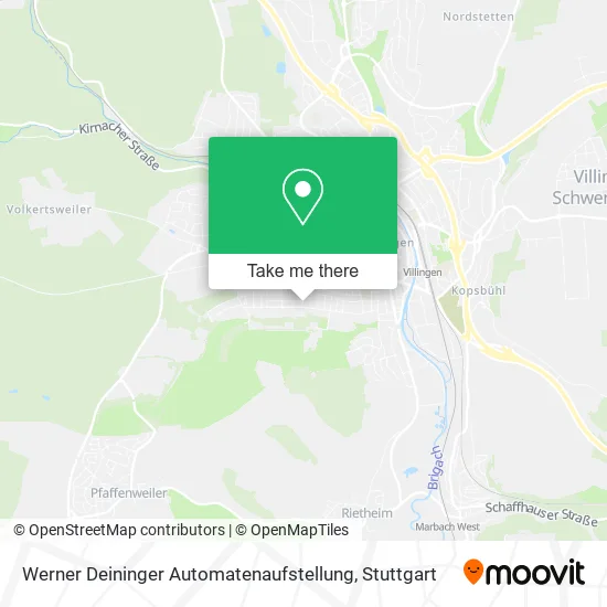 Карта Werner Deininger Automatenaufstellung