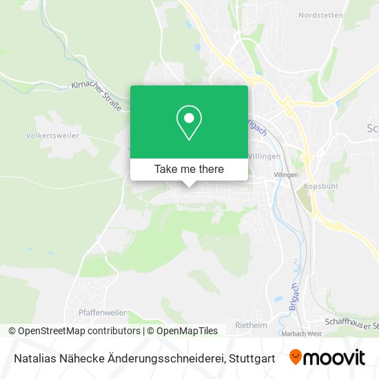 Natalias Nähecke Änderungsschneiderei map