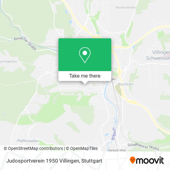 Judosportverein 1950 Villingen map
