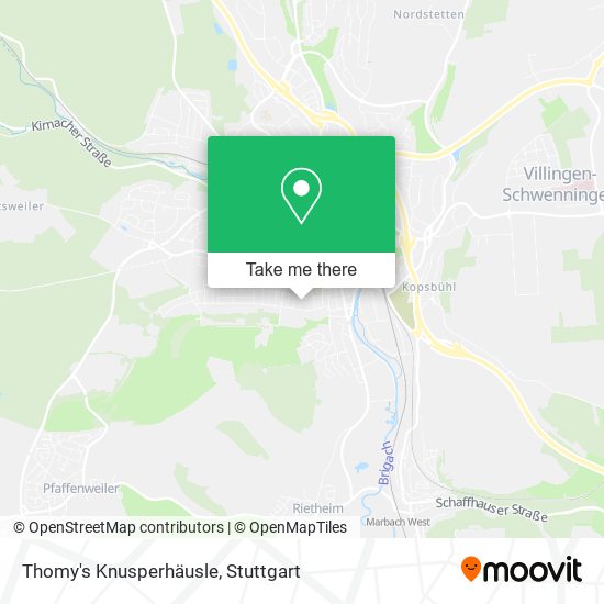 Thomy's Knusperhäusle map