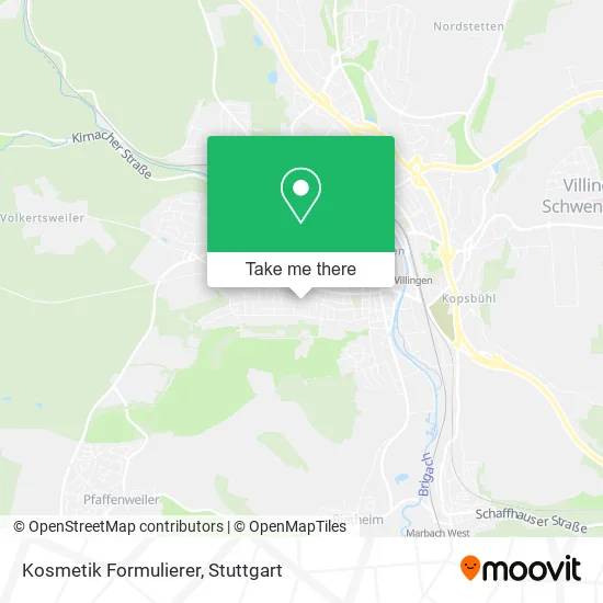 Карта Kosmetik Formulierer