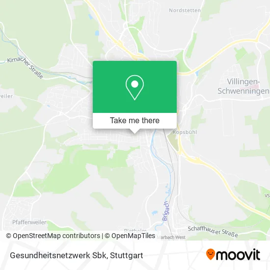 Карта Gesundheitsnetzwerk Sbk