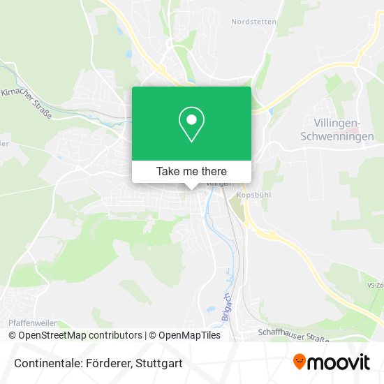 Continentale: Förderer map