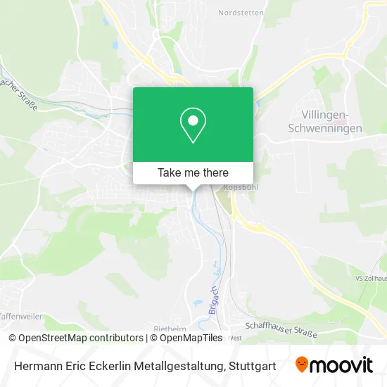 Карта Hermann Eric Eckerlin Metallgestaltung