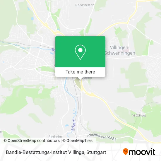 Карта Bandle-Bestattungs-Institut Villinga
