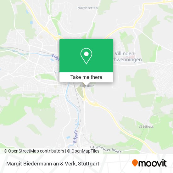 Карта Margit Biedermann an & Verk