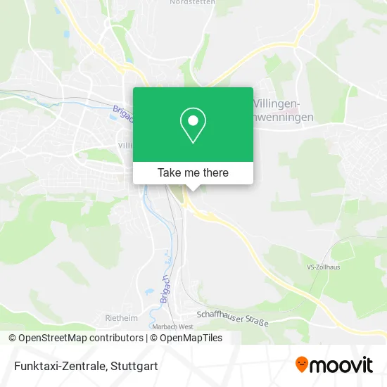 Карта Funktaxi-Zentrale