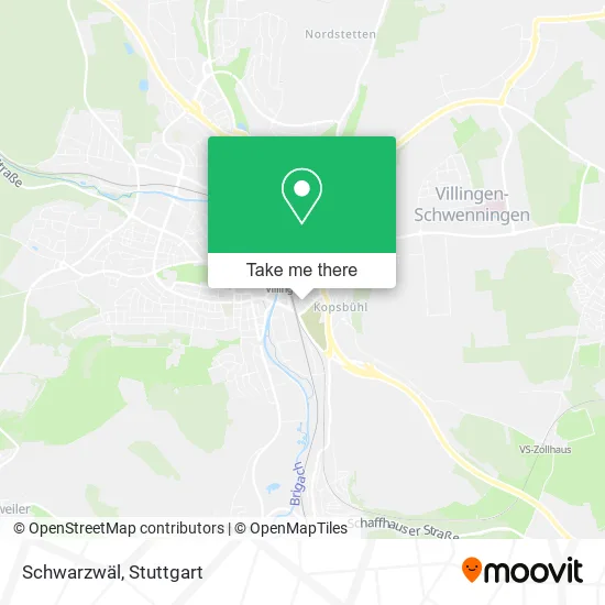 Карта Schwarzwäl