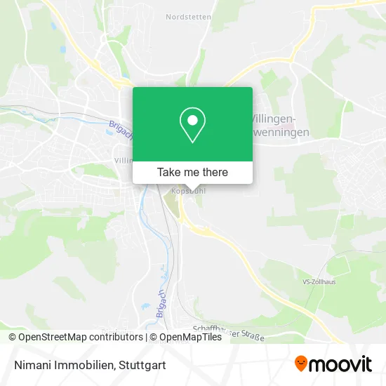Карта Nimani Immobilien