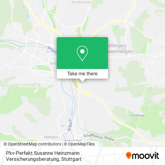 Pkv-Perfekt Susanne Heinzmann Versicherungsberatung map