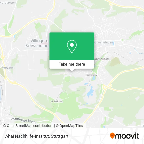 Карта Aha! Nachhilfe-Institut