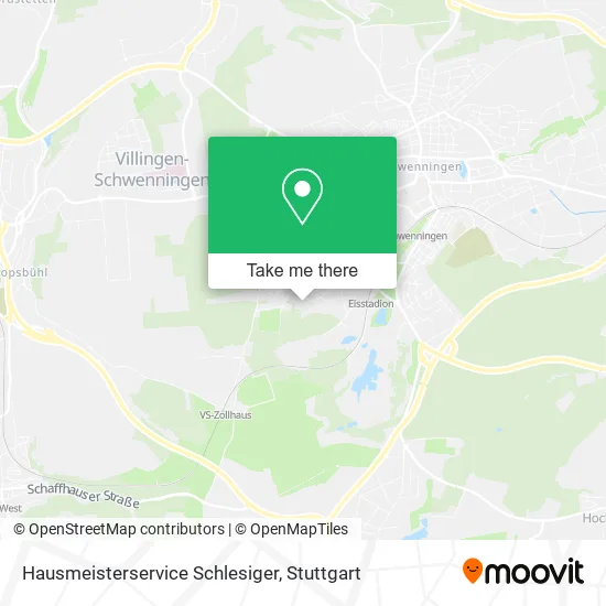 Карта Hausmeisterservice Schlesiger