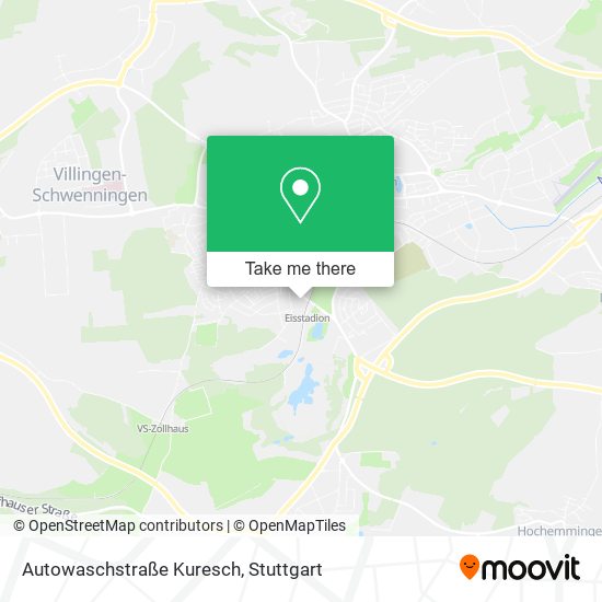 Карта Autowaschstraße Kuresch