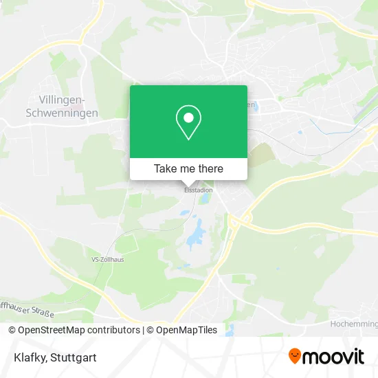 Klafky map