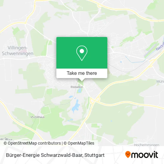 Карта Bürger-Energie Schwarzwald-Baar