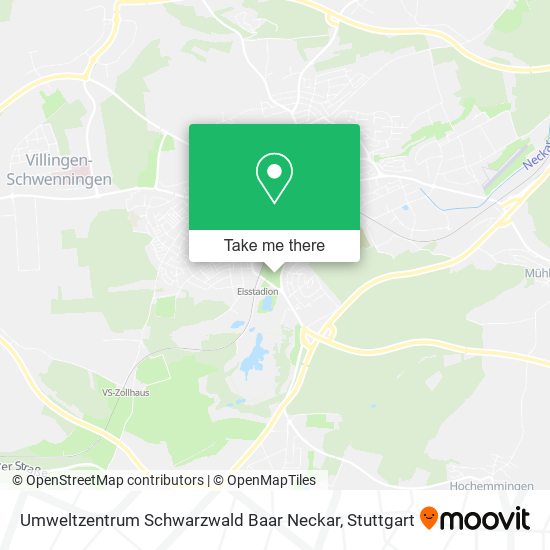 Umweltzentrum Schwarzwald Baar Neckar map