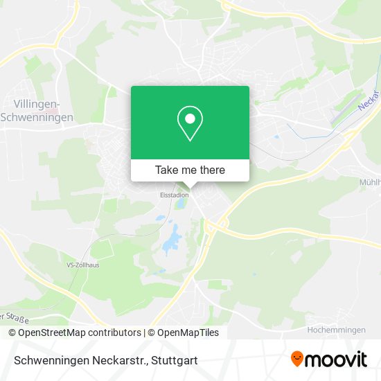 Schwenningen Neckarstr. map