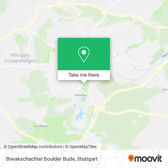 Карта Biwakschachtel Boulder Bude