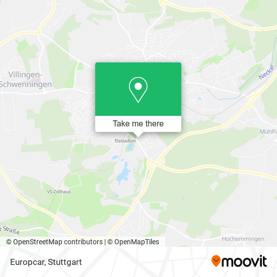 Europcar map