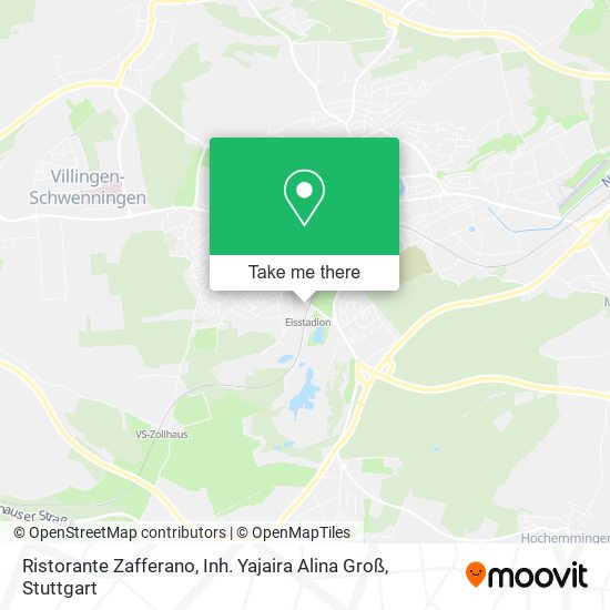 Карта Ristorante Zafferano, Inh. Yajaira Alina Groß
