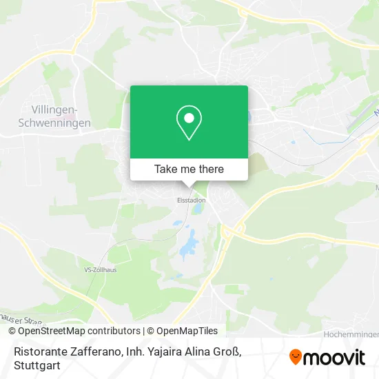 Карта Ristorante Zafferano, Inh. Yajaira Alina Groß
