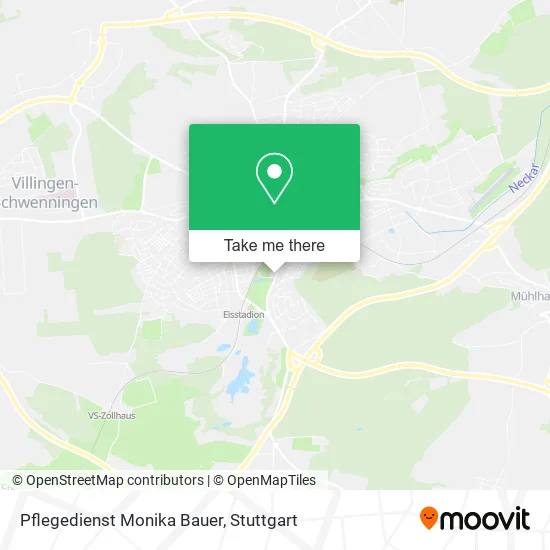 Карта Pflegedienst Monika Bauer
