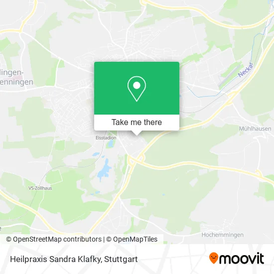 Карта Heilpraxis Sandra Klafky