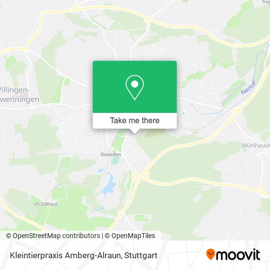 Карта Kleintierpraxis Amberg-Alraun