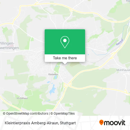 Карта Kleintierpraxis Amberg-Alraun
