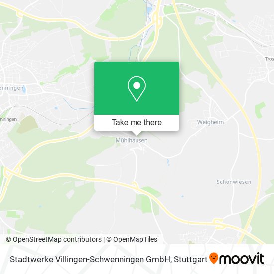 Карта Stadtwerke Villingen-Schwenningen GmbH