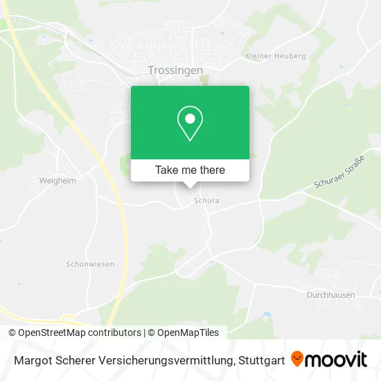 Карта Margot Scherer Versicherungsvermittlung