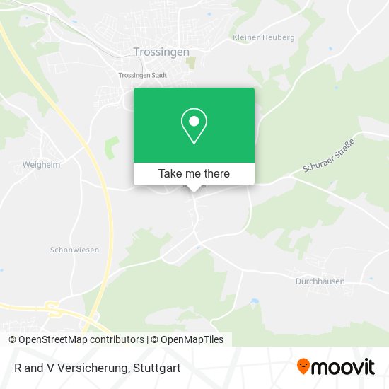 R and V Versicherung map