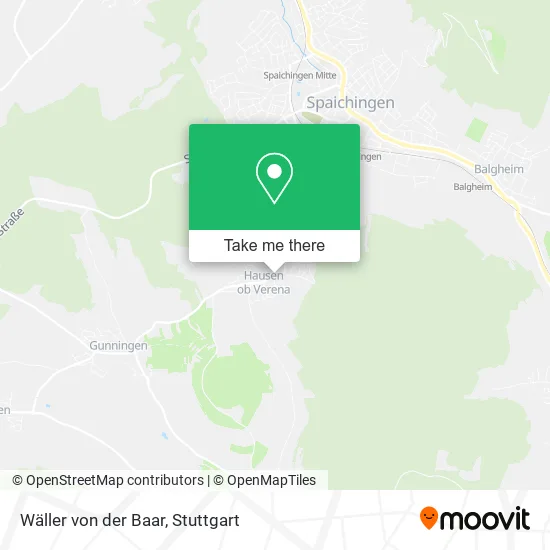 Карта Wäller von der Baar