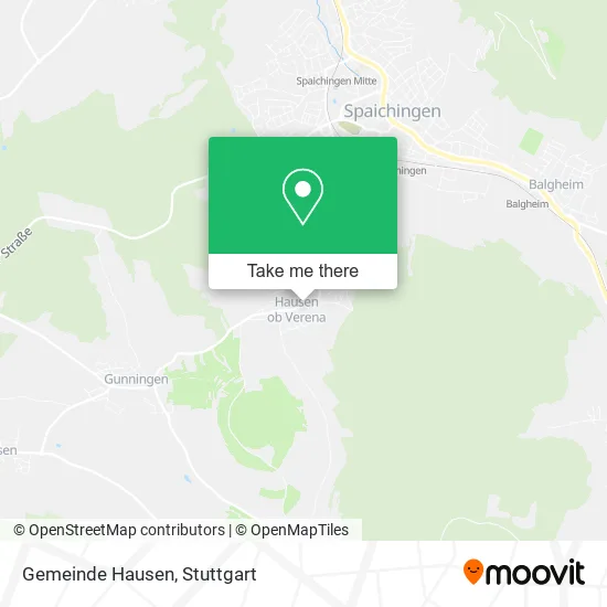 Карта Gemeinde Hausen