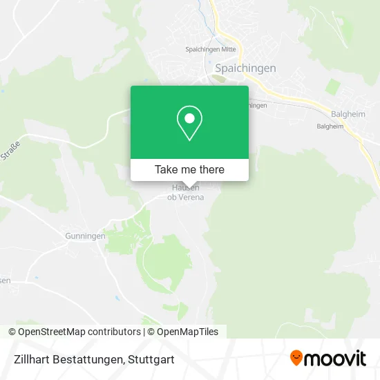 Карта Zillhart Bestattungen