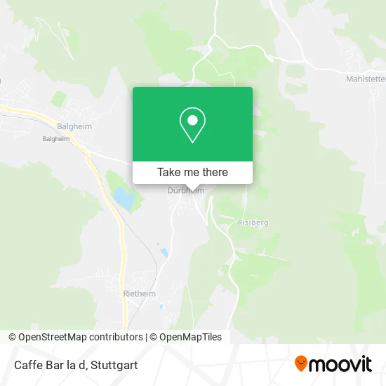 Карта Caffe Bar la d