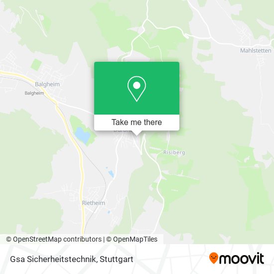 Gsa Sicherheitstechnik map