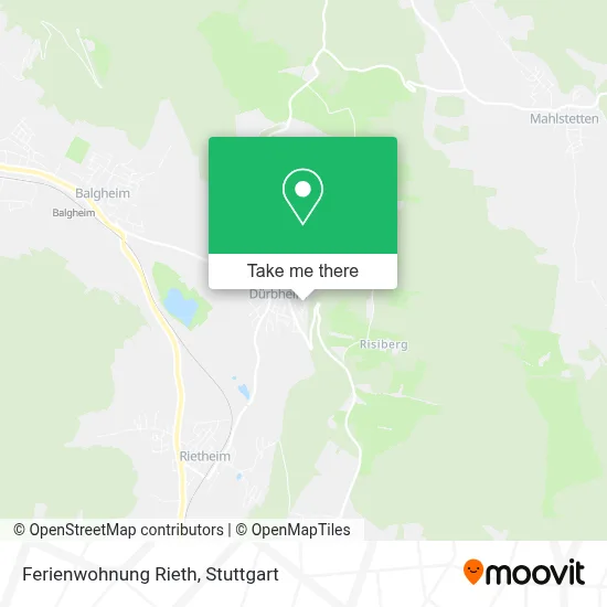 Ferienwohnung Rieth map