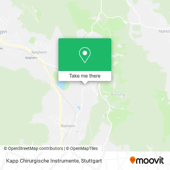 Карта Kapp Chirurgische Instrumente