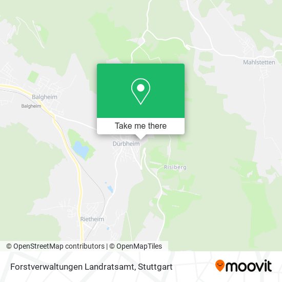 Forstverwaltungen Landratsamt map