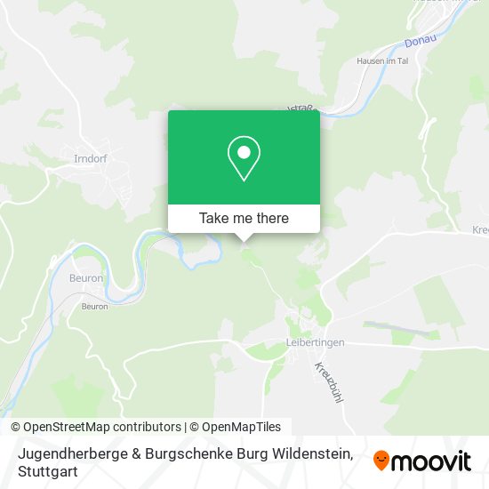Jugendherberge & Burgschenke Burg Wildenstein map